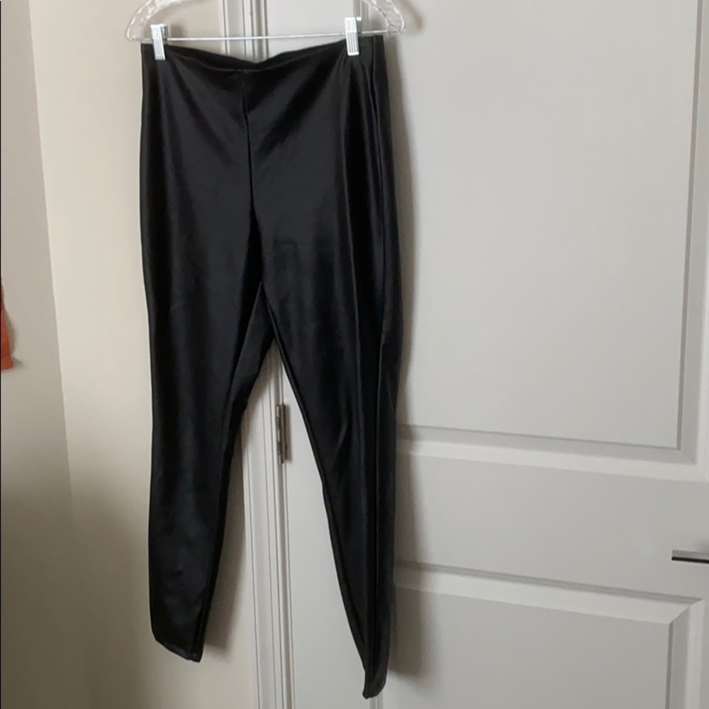 Leather leggings